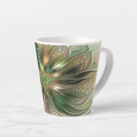 Colourful Fantasy Modern Abstract Fractal Flower