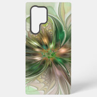 Colourful Fantasy Modern Abstract Fractal Flower
