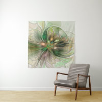Colourful Fantasy Modern Abstract Fractal Flower