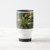 Colourful Fantasy Modern Abstract Fractal Flower