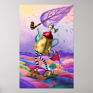 Colourful Fantasy Poster Print
