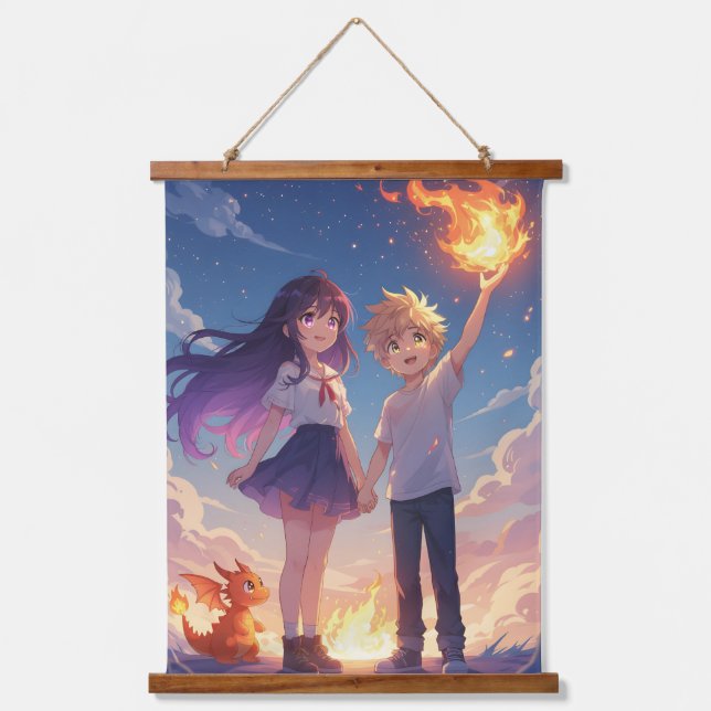 Colourful Fantasy Wall Art for Kids  (Front)