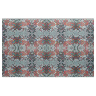 Colourful Farmyard Roosters Fabric