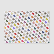 Colourful Fashion Handbag Pattern Tissue Paper