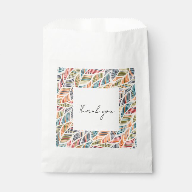 Colourful favour bag  (Front)