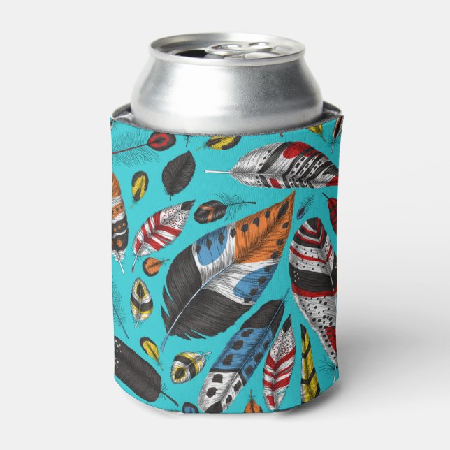 Colourful feathers can cooler (Can Front)