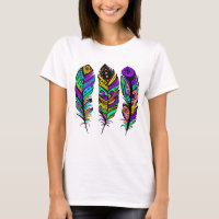 Colourful Feathers Illustration
