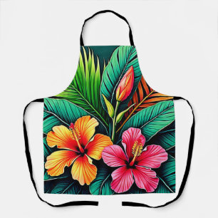 Colourful Feelings: Abstract Face Apron