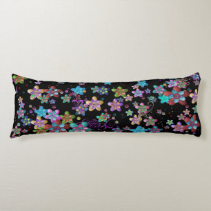 Colourful Felt Flower Garden Body Cushion