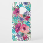 Colourful Feminine Watercolor Floral Pattern Case-Mate Samsung Galaxy S9 Case<br><div class="desc">Bright colours of fuchsia,  pink,  purple,  aqua,  green and teal cover this feminine style watercolor floral phone case. The trendy watercolor design will cover and protect your phone beautifully.</div>