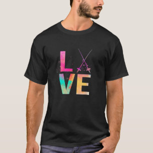 Colourful Fencing Mum Gifts Fencing T Shirt