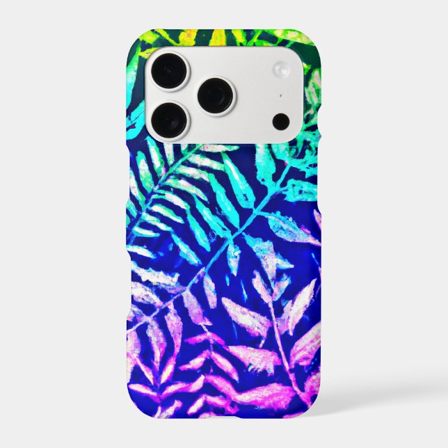 Colourful Fern Pattern (Back)