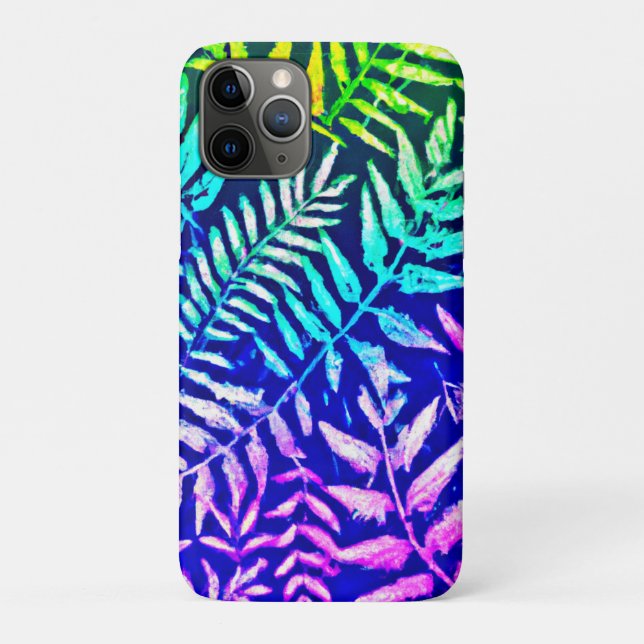 Colourful Fern Pattern Case-Mate iPhone Case (Back)