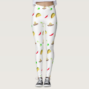 Colourful Festive Cinco de Mayo 2025 Dancing Cactu Leggings