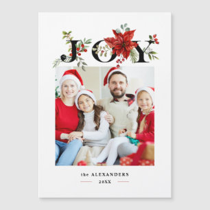 Colourful Festive Joy w/Poinsettias and Berries