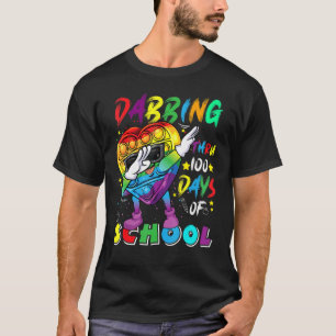 Colourful Fidget Toy Dabbing Thru 100 Days Of Scho T-Shirt
