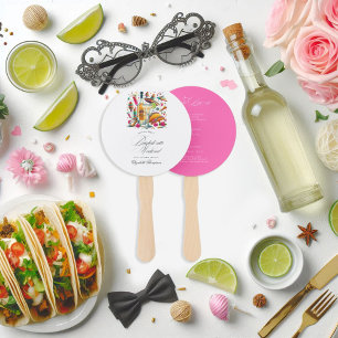 Colourful Fiesta Bachelorette Weekend Itinerary Hand Fan