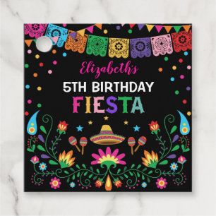 Colourful Fiesta Birthday Party Mexican Shower Favour Tags