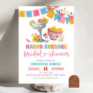 Colourful Fiesta Nacho Average Bridal Shower Invitation