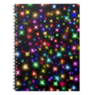 Colourful Fire Works Notebook
