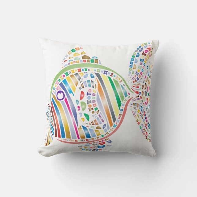 Colourful Fish 2 Sided Pillow (Front)