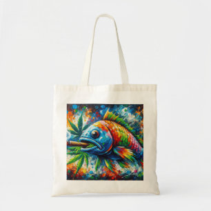 Colourful Fish Abstruct Tote bag