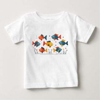 colourful fish baby T-Shirt