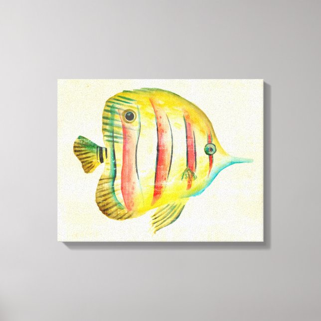 Colourful Fish Canvas Print (Front)