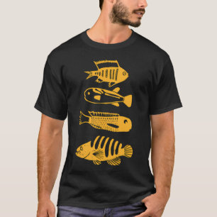 Colourful Fish Collection – Various Fish Illustr T-Shirt