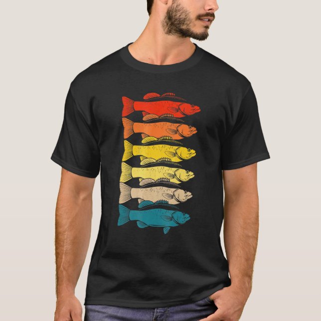 Colourful Fish Flag Fish Animal Nature T-Shirt (Front)
