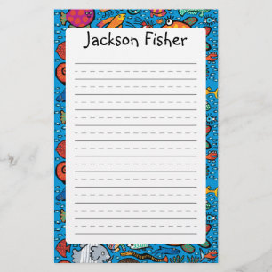 Colourful Fish Friends Stationery