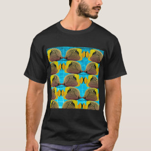 Colourful fish in blue water. T-Shirt