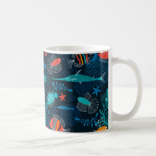 Colourful Fish in Ocean Coffee Mug