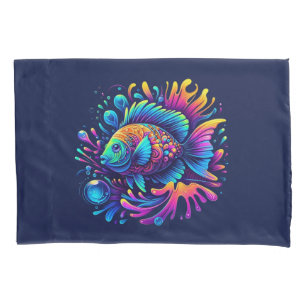 Colourful Fish Pillowcase