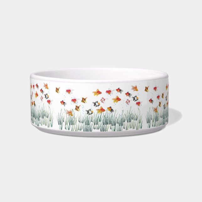 Colourful Fish Print  Bowl (Front)