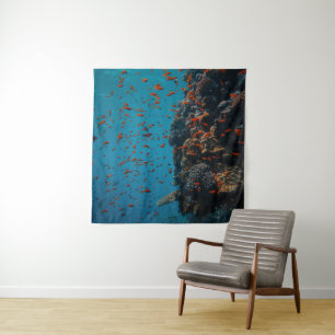 Colourful Fishes And Reefs Tapestry