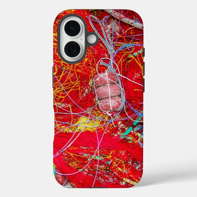 Colourful fishing nets Case-Mate iPhone case (Back)