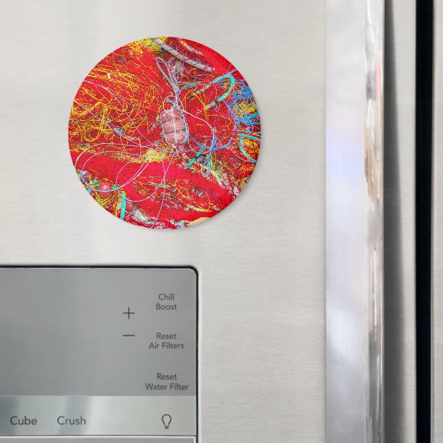 Colourful fishing nets magnet (In Situ (Fridge))