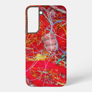 Colourful fishing nets samsung galaxy case
