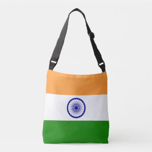 Colourful Flag of India Crossbody Bag