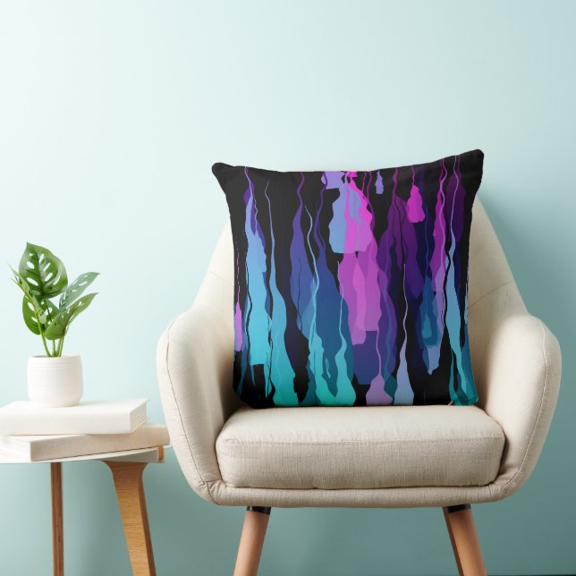 Colourful Flames Cushion (Chair)