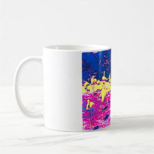 Colourful Flamingo Designed Cup
