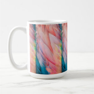 Colourful Flamingo Feathers Coffee Mug