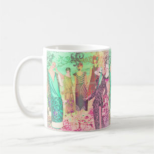 Colourful Flappers Coffee Mug