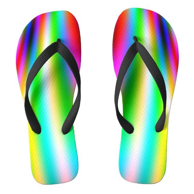 Colourful Flip Flops (Footbed)