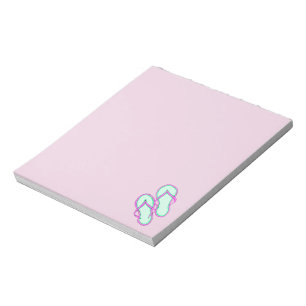 Colourful Flip Flops 1 Notepad