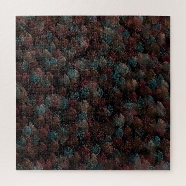 Colourful Floating Fireworks Display Jigsaw Puzzle (Vertical)