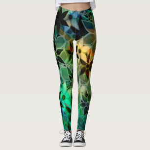 Colourful Floral #2 Leggings