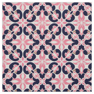 Colourful Floral Abstract Pattern Fabric