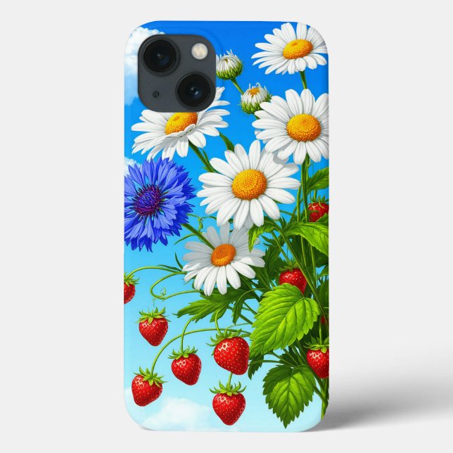 Colourful Floral and Berry Scene Case-Mate iPhone Case (Back)